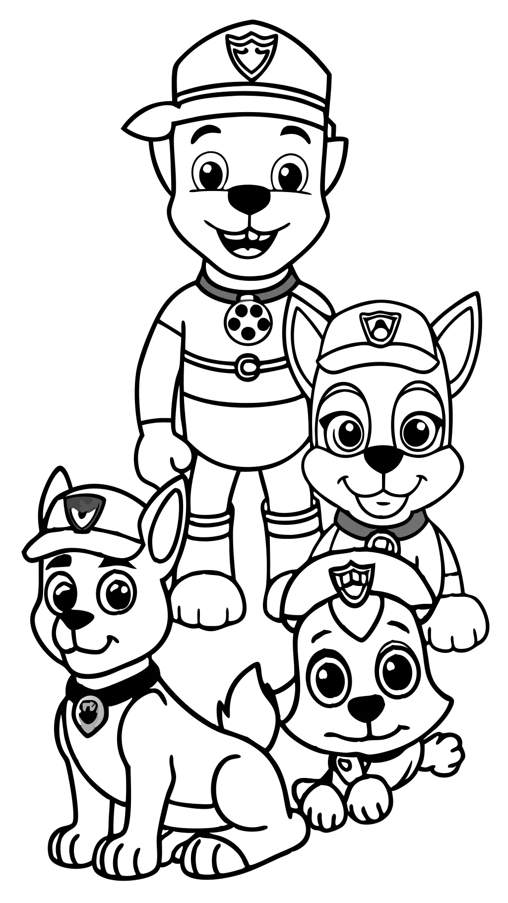 paw patrol coloring pages free printable